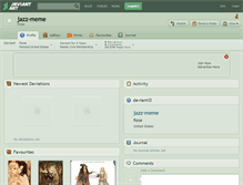 Tablet Screenshot of jazz-meme.deviantart.com