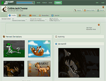 Tablet Screenshot of colbiejackcheese.deviantart.com