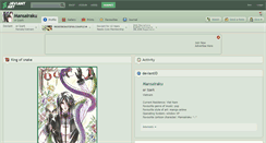 Desktop Screenshot of mansairaku.deviantart.com