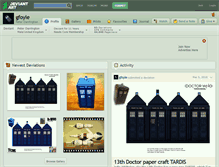 Tablet Screenshot of gfoyle.deviantart.com