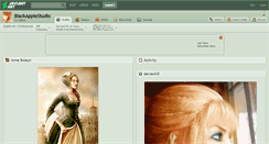 Desktop Screenshot of blackapplestudio.deviantart.com
