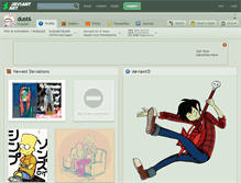 Tablet Screenshot of dust6.deviantart.com