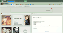 Desktop Screenshot of carlieburg.deviantart.com
