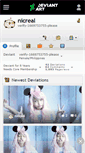Mobile Screenshot of nicreal.deviantart.com