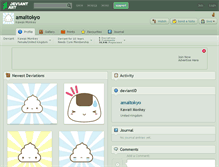 Tablet Screenshot of amaitokyo.deviantart.com