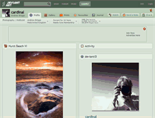 Tablet Screenshot of cardinal.deviantart.com
