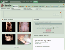 Tablet Screenshot of kremefan.deviantart.com