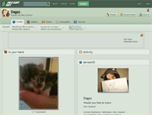 Tablet Screenshot of dagaz.deviantart.com