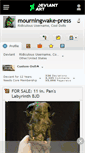 Mobile Screenshot of mourningwake-press.deviantart.com