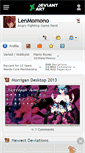 Mobile Screenshot of lenmomono.deviantart.com