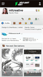 Mobile Screenshot of mfcreative.deviantart.com