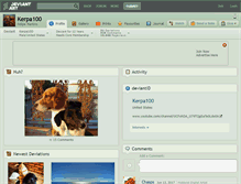 Tablet Screenshot of kerpa100.deviantart.com