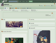 Tablet Screenshot of daltonr6.deviantart.com