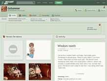 Tablet Screenshot of gosummer.deviantart.com