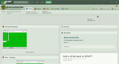 Desktop Screenshot of ghostcoyoteartiste.deviantart.com