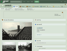 Tablet Screenshot of candemir.deviantart.com