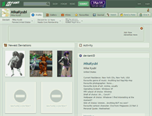 Tablet Screenshot of mikakyubi.deviantart.com