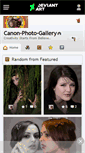 Mobile Screenshot of canon-photo-gallery.deviantart.com