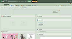 Desktop Screenshot of lonepyne.deviantart.com