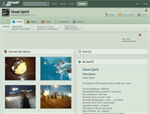 Tablet Screenshot of ghost-spirit.deviantart.com