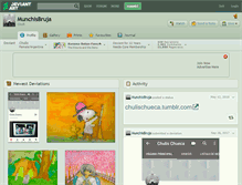 Tablet Screenshot of munchisbruja.deviantart.com