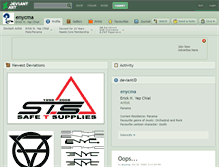 Tablet Screenshot of enycma.deviantart.com