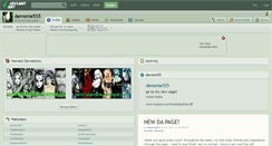 Desktop Screenshot of demonia555.deviantart.com