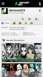Mobile Screenshot of demonia555.deviantart.com
