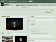 Tablet Screenshot of drakiess.deviantart.com