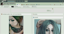 Desktop Screenshot of cristynna-necropolis.deviantart.com