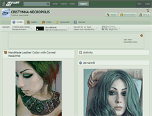 Tablet Screenshot of cristynna-necropolis.deviantart.com