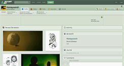 Desktop Screenshot of homayoonsh.deviantart.com
