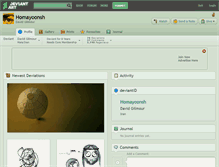 Tablet Screenshot of homayoonsh.deviantart.com