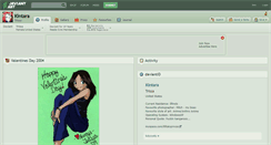 Desktop Screenshot of kintara.deviantart.com