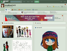 Tablet Screenshot of anyablood1632.deviantart.com
