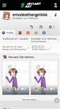 Mobile Screenshot of emodeathangel666.deviantart.com