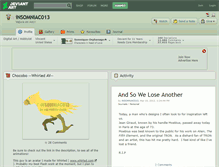 Tablet Screenshot of insomniac013.deviantart.com