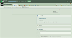 Desktop Screenshot of deitycreations.deviantart.com