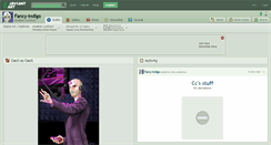 Desktop Screenshot of fancy-indigo.deviantart.com