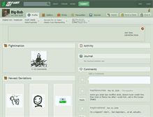 Tablet Screenshot of big-bob.deviantart.com