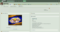 Desktop Screenshot of nightwinge.deviantart.com