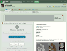 Tablet Screenshot of mtibbs-89.deviantart.com
