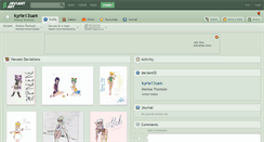 Desktop Screenshot of kyrie13sam.deviantart.com