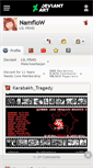 Mobile Screenshot of namflow.deviantart.com