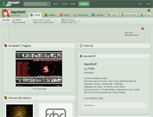Tablet Screenshot of namflow.deviantart.com