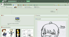 Desktop Screenshot of lilly-the-bunny.deviantart.com