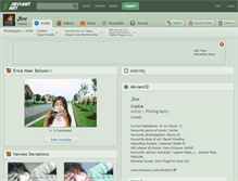Tablet Screenshot of jivv.deviantart.com