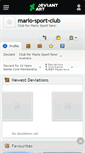 Mobile Screenshot of mario-sport-club.deviantart.com
