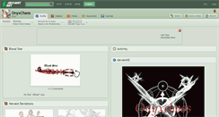 Desktop Screenshot of onyxchaos.deviantart.com