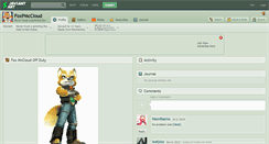 Desktop Screenshot of foxpmccloud.deviantart.com